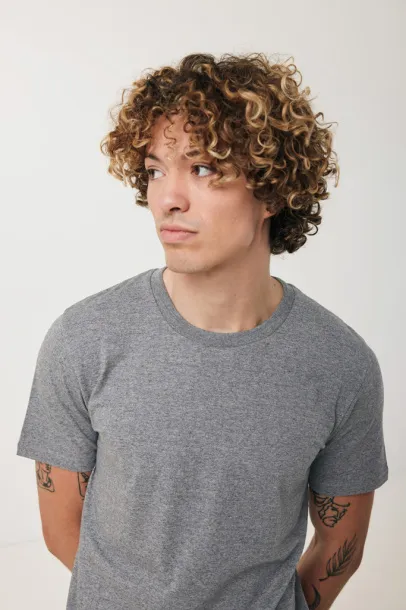 Iqoniq Brett recycled cotton t-shirt - iqoniq light heather anthracite