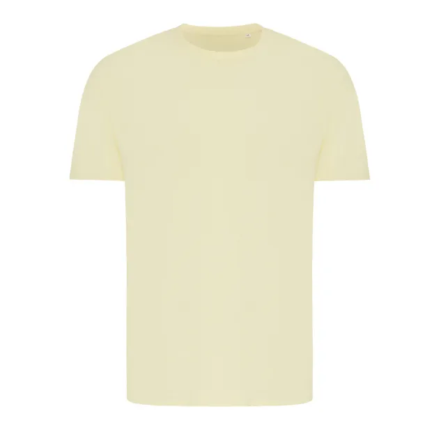 Iqoniq Brett recycled cotton t-shirt - iqoniq cream yellow