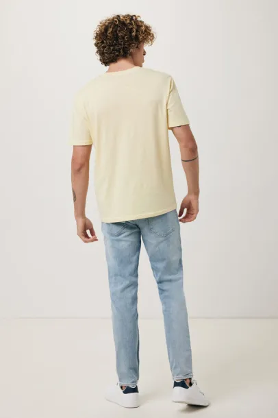 Iqoniq Brett recycled cotton t-shirt - iqoniq cream yellow