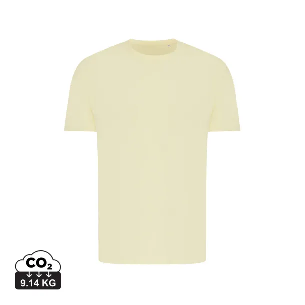 Iqoniq Brett unisex kratka majica od recikliranog pamuka, 180 g/m2 - iqoniq cream yellow