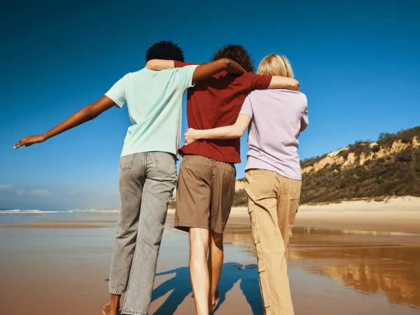 Iqoniq Brett unisex kratka majica od recikliranog pamuka - iqoniq crushed mint