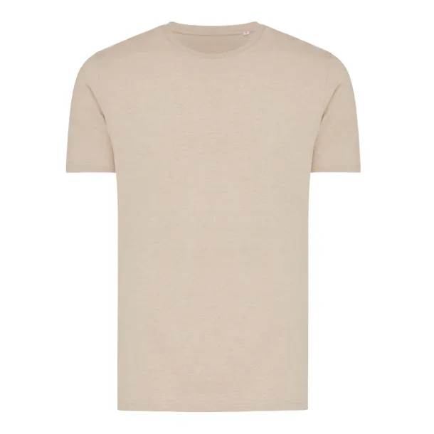 Iqoniq Brett recycled cotton t-shirt - iqoniq light heather brown