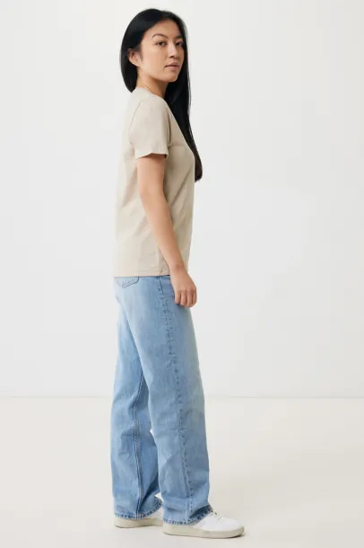 Iqoniq Brett recycled cotton t-shirt - iqoniq light heather brown