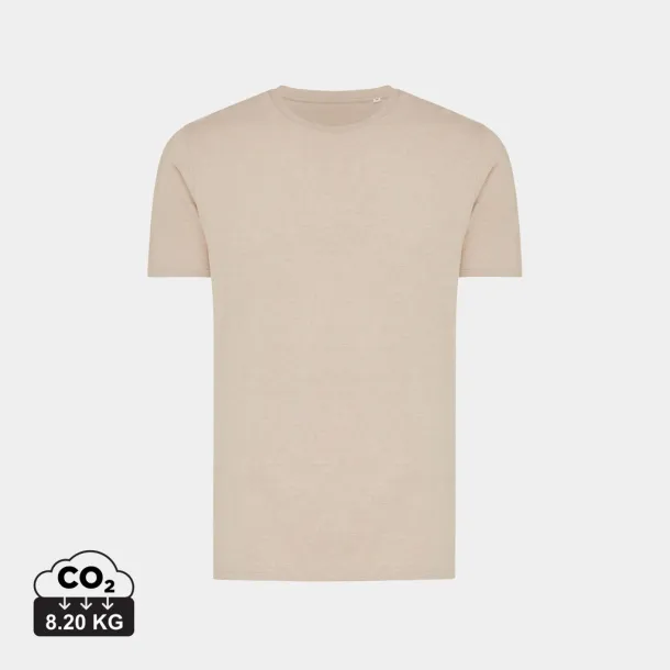 Iqoniq Brett unisex kratka majica od recikliranog pamuka, 180 g/m2 - iqoniq light heather brown