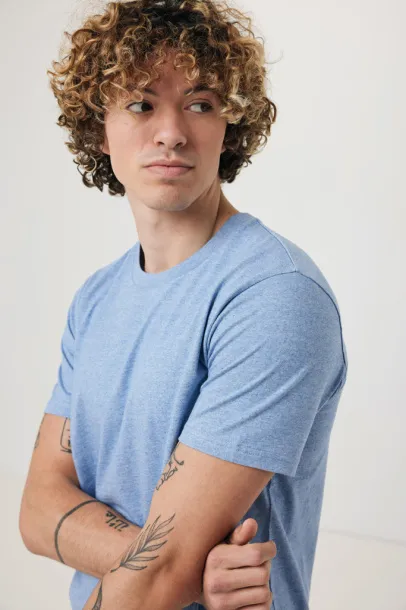 Iqoniq Brett unisex kratka majica od recikliranog pamuka - iqoniq light heather blue
