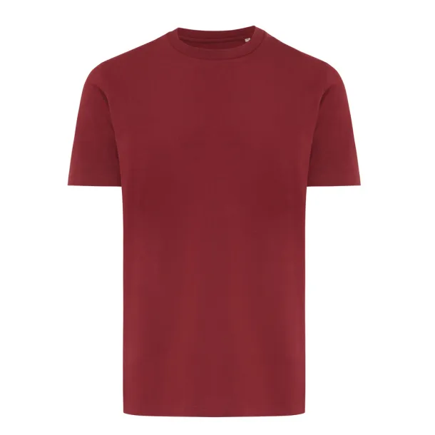 Iqoniq Brett unisex kratka majica od recikliranog pamuka, 180 g/m2 - iqoniq burgundy