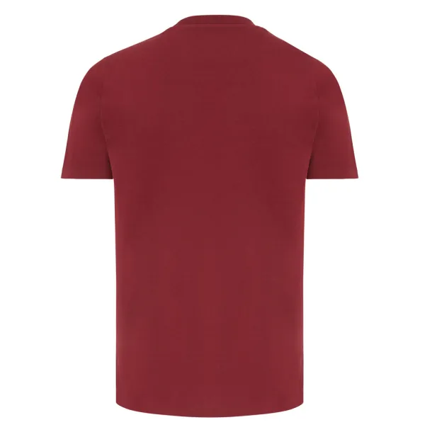 Iqoniq Brett unisex kratka majica od recikliranog pamuka, 180 g/m2 - iqoniq burgundy