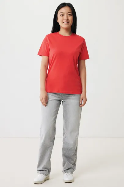 Iqoniq Brett unisex kratka majica od recikliranog pamuka, 180 g/m2 - iqoniq luscious red