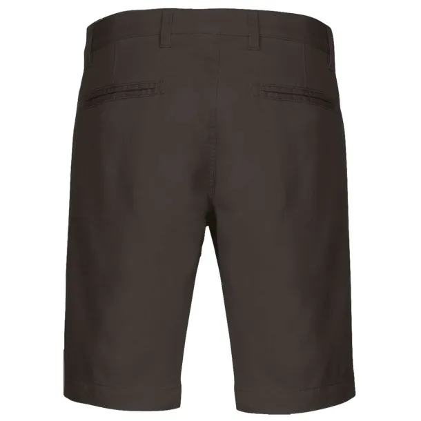  MEN'S CHINO BERMUDA SHORTS - Kariban Tamno siva