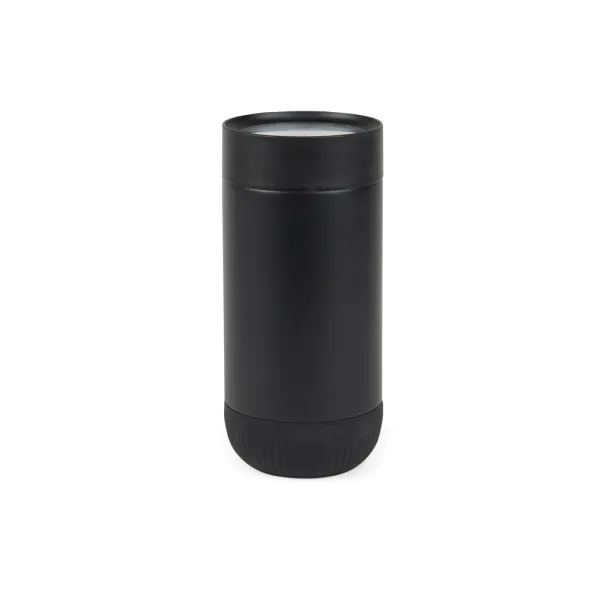 VINGA Erie  RCS recycled SS push mug 350 ML - Vinga Black Black