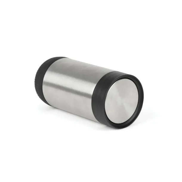 VINGA Erie  RCS recycled SS push mug 350 ML - Vinga Silver Black