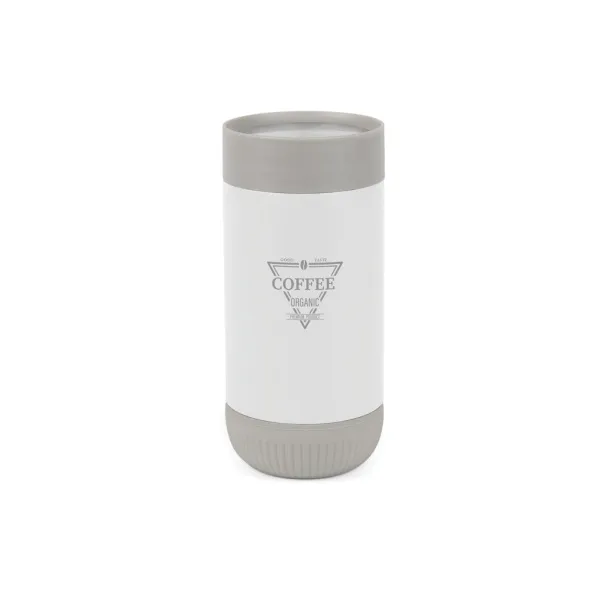 VINGA Erie  RCS recycled SS push mug 350 ML - Vinga White A69F99