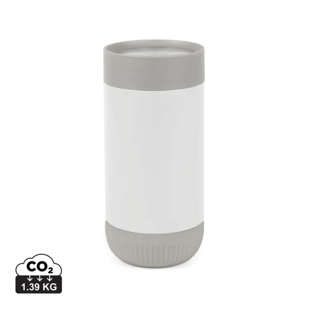 VINGA Erie  RCS recycled SS push mug 350 ML - Vinga White A69F99