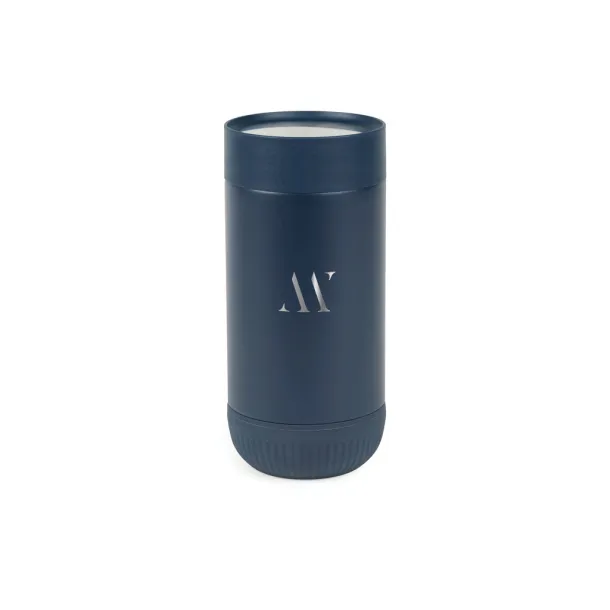 VINGA Erie  RCS recycled SS push mug 350 ML - Vinga navy navy