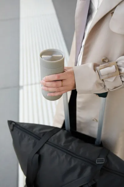 VINGA Erie šalica na potisak od RCS recikliranog nehrđajućeg čelika, 350 ml - Vinga Siva Siva