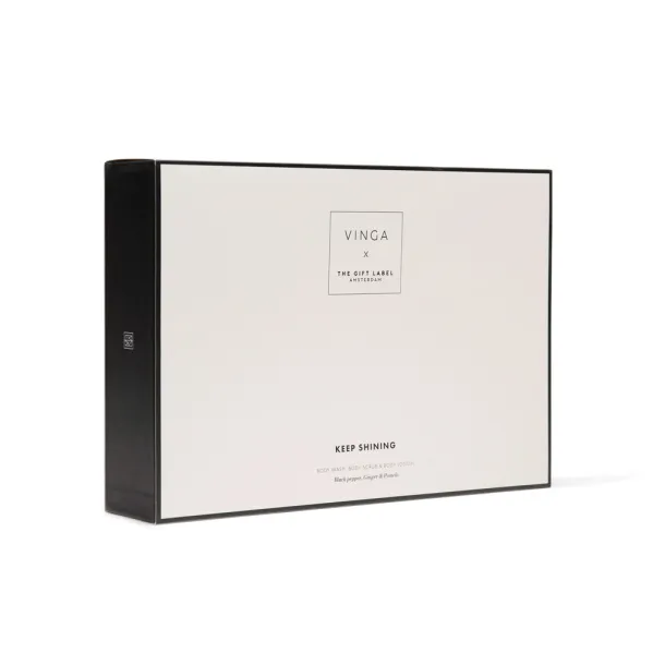 VINGA x TGL poklon set za njegu tijela white, black Crna