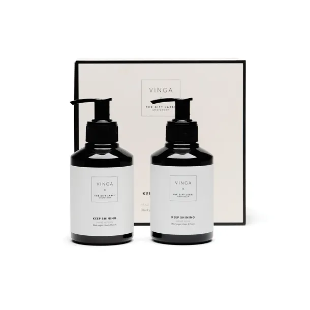 VINGA x TGL hand care gift set white Black