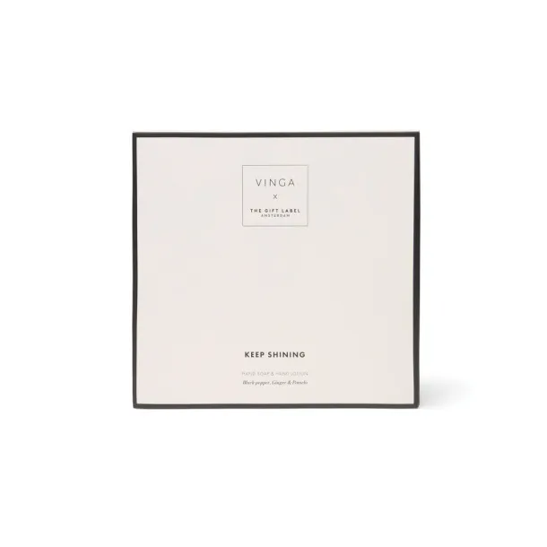 VINGA x TGL hand care gift set white Black