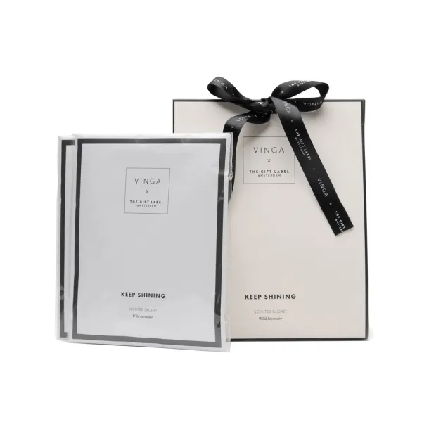 VINGA x TGL scented sachet white, black Black