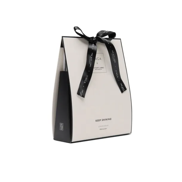 VINGA x TGL scented sachet white, black Black