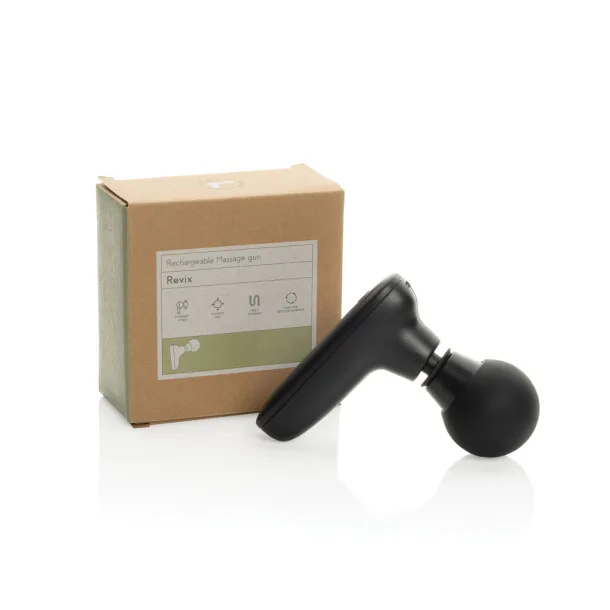  Revix RCS recycled plastic massage gun - XD Collection Black