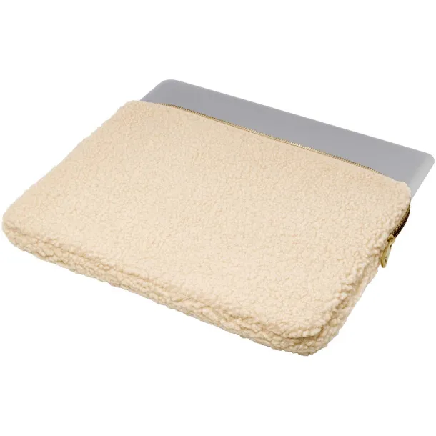 Bear futrola za 13" laptop od reciklirane sherpe Prirodna