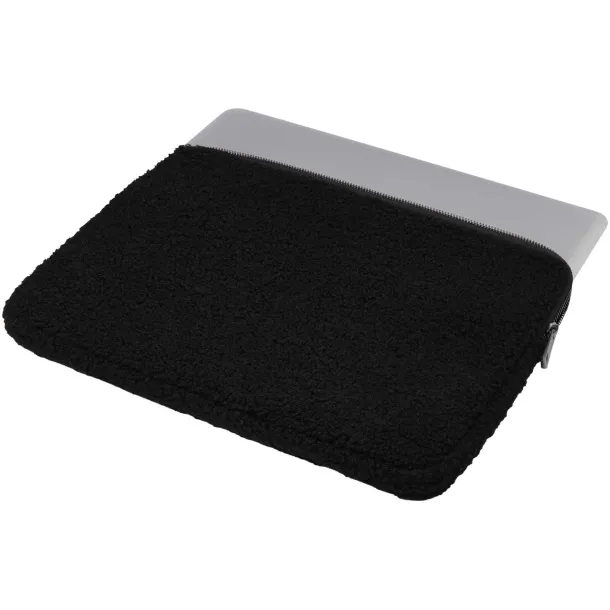 Bear futrola za 13" laptop od reciklirane sherpe Crna