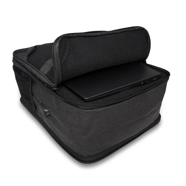 FLIER expandable backpack for laptop Graphite