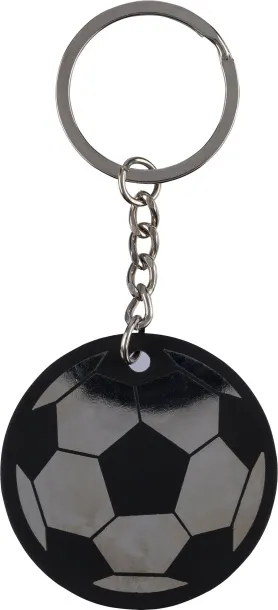 Ciro recycled stainless steel soccer ball keychain