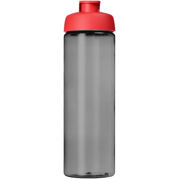 H2O Active® Eco Vibe 850 ml flip lid sport bottle Charcoal Red