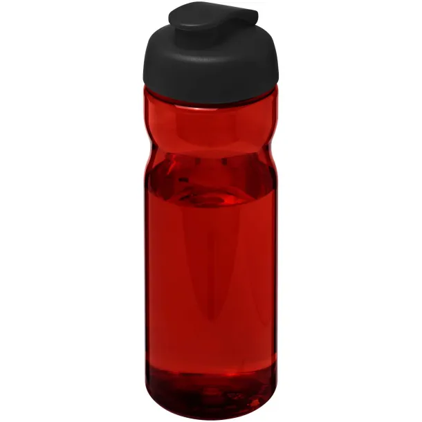 H2O Eco 650 ml flip lid sport bottle Red Crna