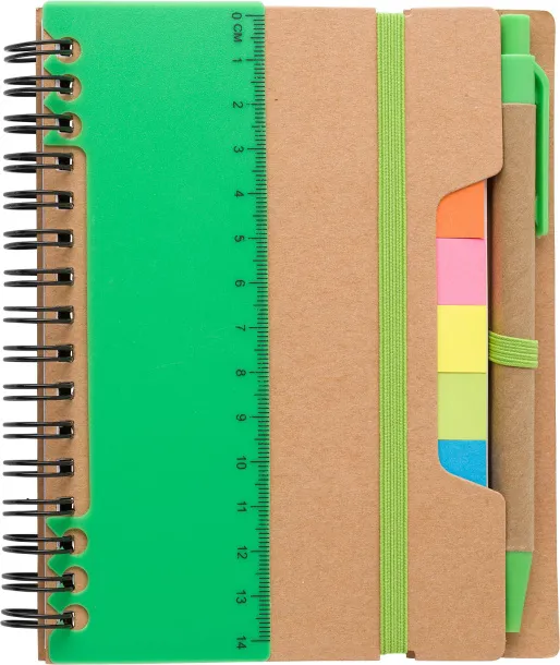  Angela notes od recikliranog papira light green