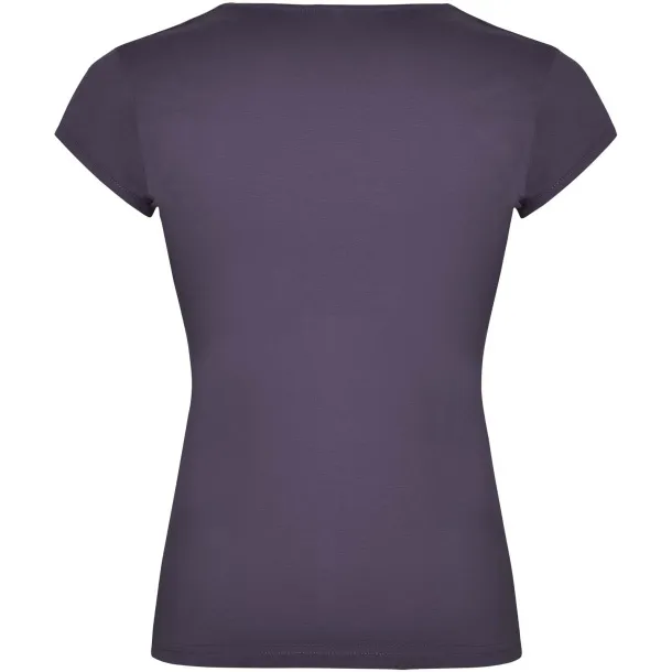 Belice kratka ženska majica s V-izrezom - Roly Lilac