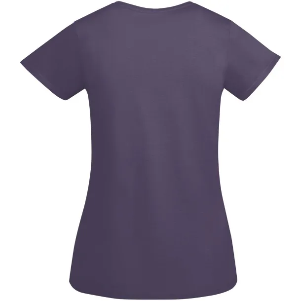 Breda organic cotton short sleeve women's t-shirt - Roly Lilac