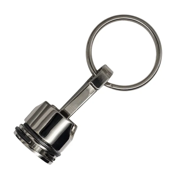 PISTON metalni privjesak Srebrna
