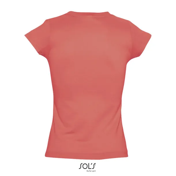 MOON WOMEN TSHIRT-150g coral