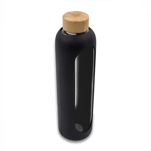 RICHMOND borosilicate glass bottle 1100 ml Black