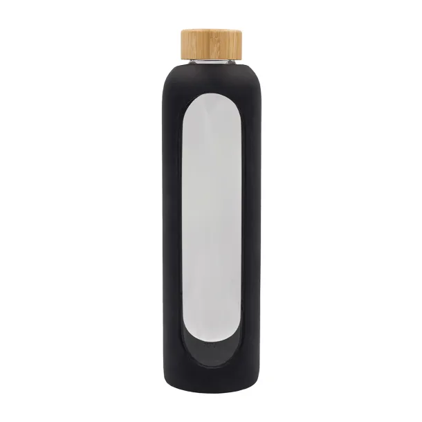 RICHMOND borosilicate glass bottle 1100 ml Black