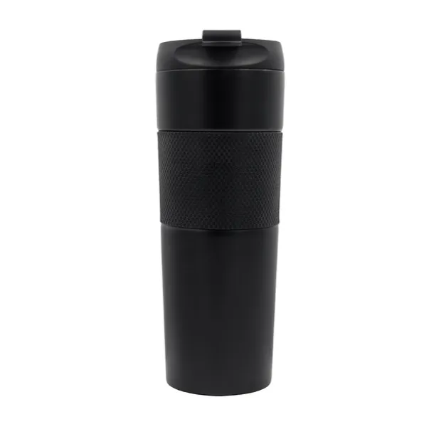ASPET thermal mug with french press 450 ml Black