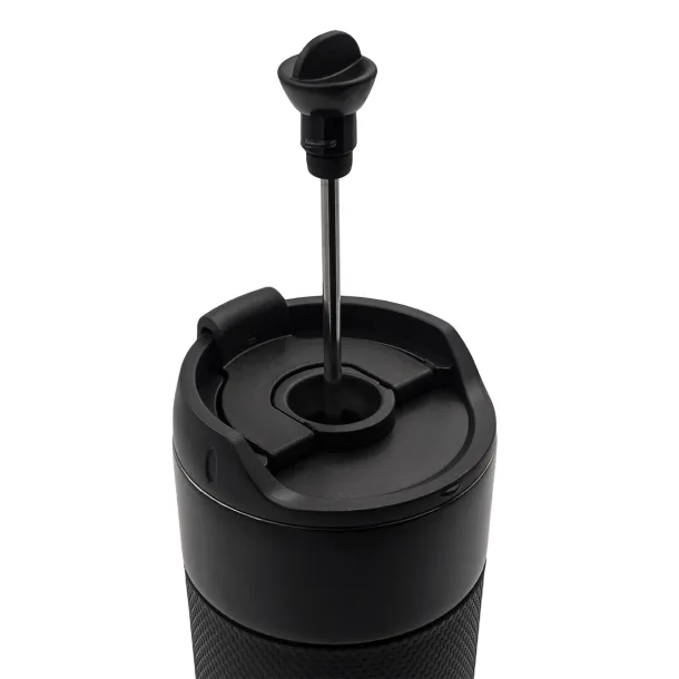 ASPET termo šalica s prešom, 450 ml Crna