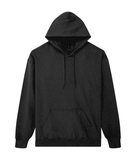  Softstyle® midweight flis unisex hoodie - Gildan Heather Black