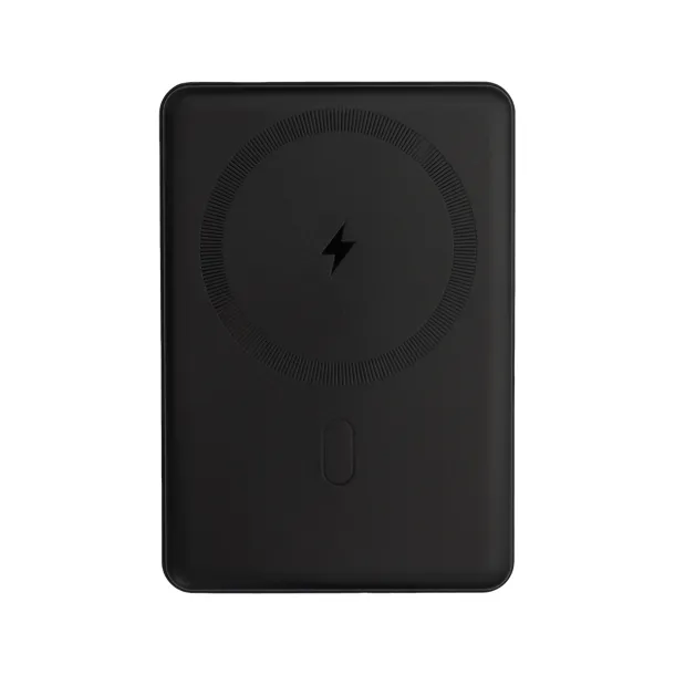 YUKI magnetna bežična prijenosna baterija, 5 000 mAh Crna