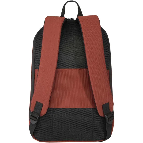 Luma 15" GRS recycled anti-theft laptop backpack 10L Brick