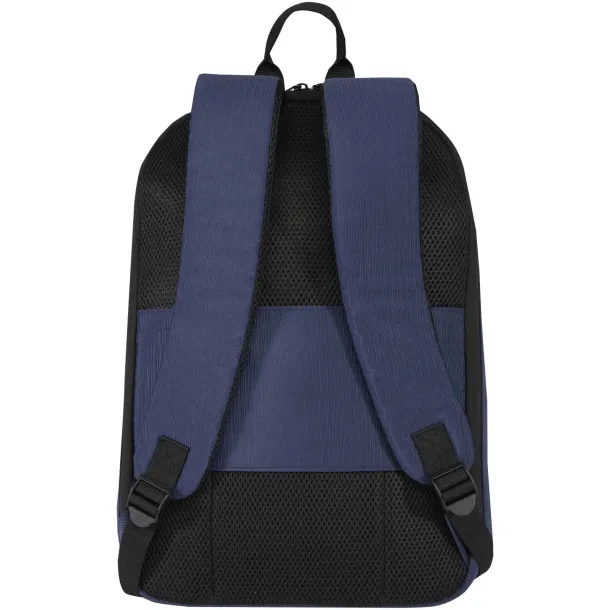 Luma 15" GRS recycled anti-theft laptop backpack 10L Navy Blue