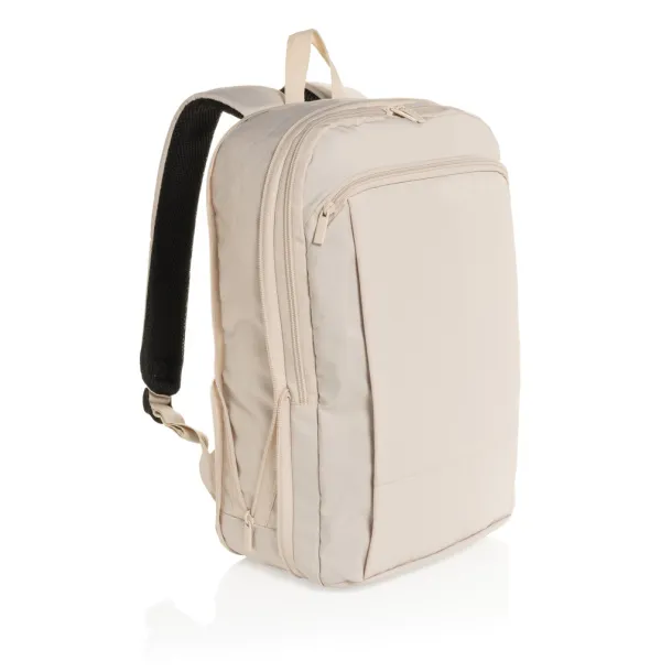  Flexpack AWARE™ RPET proširivi slim ruksak za laptop 15,6" - XD Collection beige