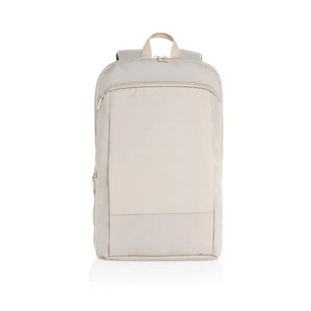  Flexpack AWARE™ RPET proširivi slim ruksak za laptop 15,6" - XD Collection beige