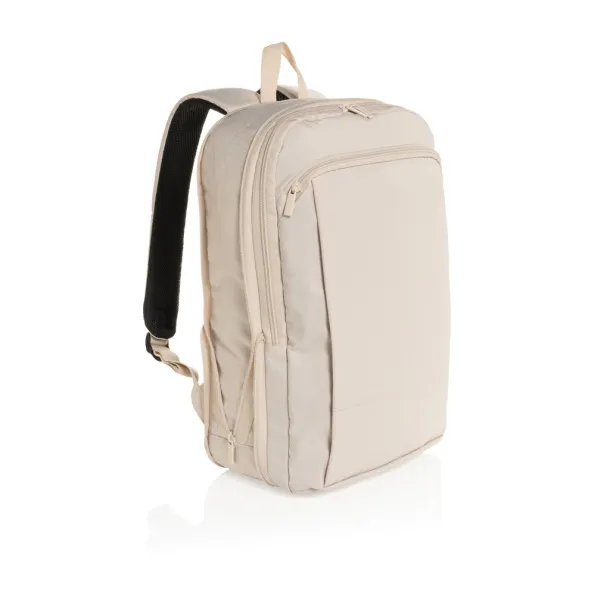  Flexpack Aware™ RPET Expandable Slim 15.6" Laptop Backpack - XD Collection beige