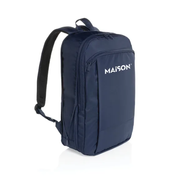  Flexpack AWARE™ RPET proširivi slim ruksak za laptop 15,6" - XD Collection navy