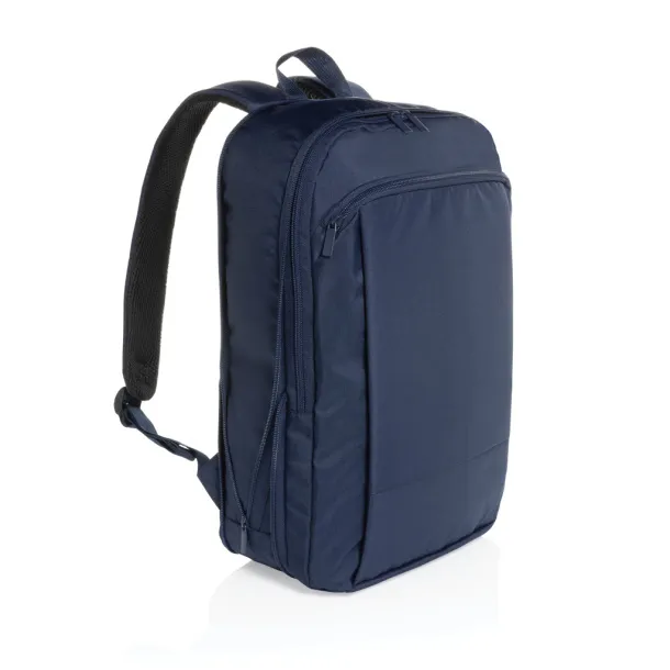  Flexpack AWARE™ RPET proširivi slim ruksak za laptop 15,6" - XD Collection navy