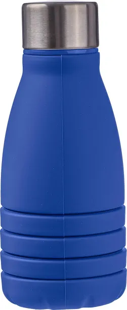 Erin Silicone foldable drinking bottle 550 ml cobalt blue
